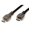 ROLINE 4K HDMI Ultra HD Kabel mit Ethernet, ST/ST, schwarz, 7,5 m
