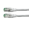 ROLINE RM Patchkabel Kat.6A S/FTP (PiMF), weiß, 1 m