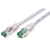 ROLINE RM Patchkabel Kat.6A S/FTP (PiMF), weiß, 1 m