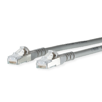 METZ CONNECT Cordon de brassage Cat.6A AWG 26, gris, 2 m-Lire la description