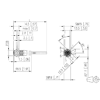 METZ CONNECT Anschlussleitung M12-Stecker ger./offen, 8polig, X-kodiert, PUR, 2 m-Beschreibung lesen