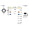 METZ CONNECT Verbindungsleitung M12 ST-RJ45 ST, 4-polig D-kodiert RJ45, 1 m