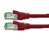 ROLINE RM Patchkabel Kat.6A S/FTP (PiMF), rot, 0,5 m