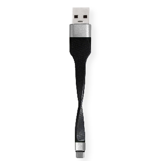 ROLINE USB 3.2 Gen 1 Silikonkabel, A-C, ST/ST, schwarz, 11 cm-Beschreibung lesen