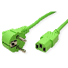 ROLINE Câble d'alimentation IEC droit, vert, 1,8 m ROLINE Câble d'alimentation IEC droit, vert, 1,8 m