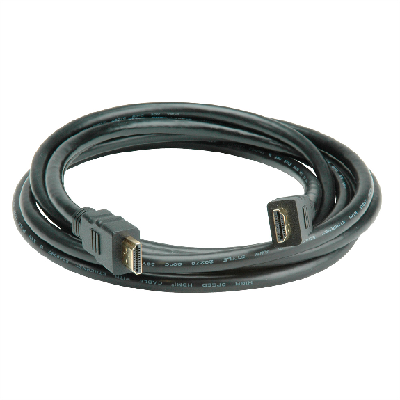VALUE 8K HDMI Ultra HD Kabel mit Ethernet, ST/ST, schwarz, 3 m-Beschreibung lesen