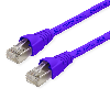 TELEGÄRTNER Cordon S/FTP, Cat.6A, LSOH, pourpre, 10 m