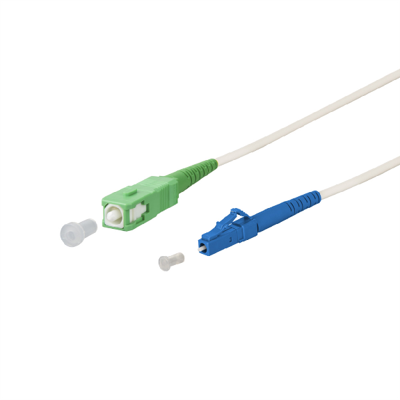 METZ CONNECT OpDAT Patchkabel, SC-S APC/LC-S OS2, 0,5 m-Beschreibung lesen