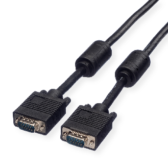 ROLINE SVGA Monitor-Kabel mit Ferritkern+DDC, HD15 ST-ST, 6 m-Beschreibung lesen