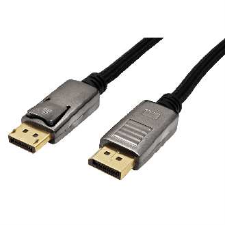 ROLINE DisplayPort Kabel, DP-DP, v1.2, ST - ST, schwarz-metallic, 3 m-Beschreibung lesen
