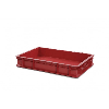 Bac gerbable 600x400x100 mm rouge Multiroir