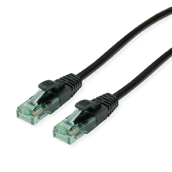 ROLINE RM Patchkabel Kat.6A UTP, schwarz, 1,5 m-Beschreibung lesen