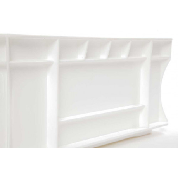 Bac gerbable 400x300x120 mm blanc Multiroir-Lire la description
