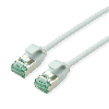 ROLINE RM Cordon DataCenter U/FTP Cat.6A (Classe EA), slim, gris, 0,15 m