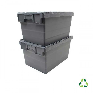 Bac ALC 600x400x416 mm gris couvercle crocodile Multiroir-Lire la description