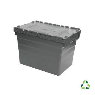 Bac ALC 600x400x416 mm gris couvercle crocodile Multiroir-Lire la description