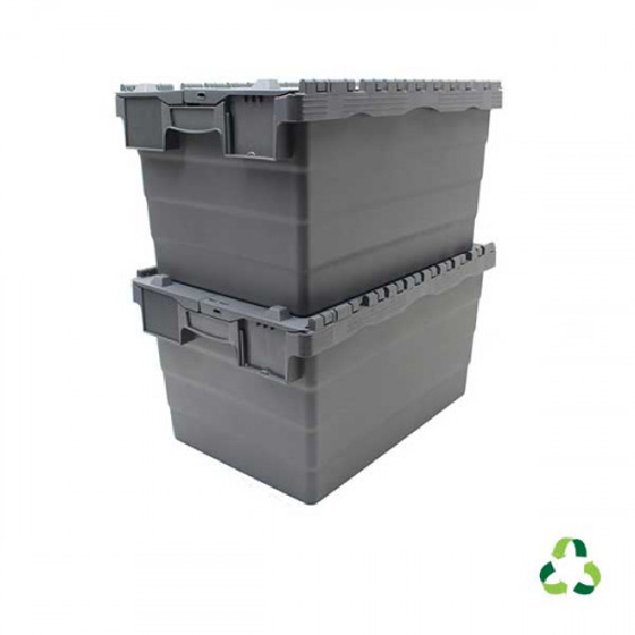 Bac ALC 600x400x416 mm gris couvercle crocodile Multiroir-Lire la description