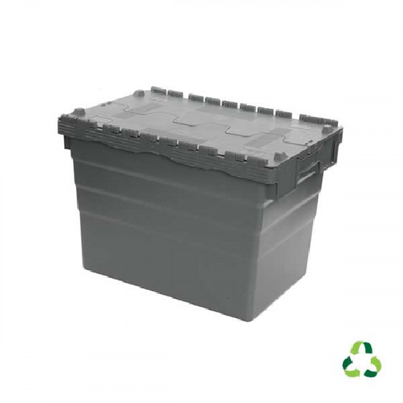 Bac ALC 600x400x416 mm gris couvercle crocodile Multiroir-Lire la description