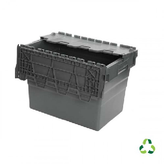 Bac ALC 600x400x416 mm gris couvercle crocodile Multiroir-Lire la description