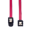 ROLINE Câble SATA 6.0 Gbit/s interne avec attache, coudé, 0,5 m