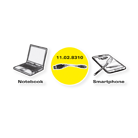 ROLINE Câble USB 2.0, USB A mâle - Micro USB B mâle, noir, 0,15 m ROLINE Câble USB 2.0, USB A mâle - Micro USB B mâle, noir, 0,15 m-Lire la description