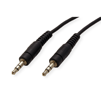 ROLINE 3,5mm Verbindungskabel ST / ST, 1 m-Beschreibung lesen
