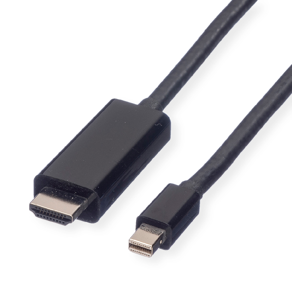 VALUE Mini DisplayPort Kabel, Mini DP-UHDTV, ST/ST, schwarz, 2 m-Beschreibung lesen