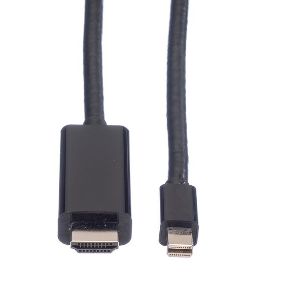 VALUE Mini DisplayPort Kabel, Mini DP-UHDTV, ST/ST, schwarz, 2 m-Beschreibung lesen