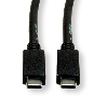 ROLINE GREEN USB 3.2 Gen 2 Kabel, C-C, ST/ST, 10Gbit/s, Emark, 100W, schwarz, 0,5 m ROLINE GREEN USB 3.2 Gen 2 Kabel, C-C, ST/ST, 10Gbit/s, Emark, 100W, schwarz, 0,5 m