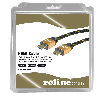 ROLINE GOLD Câble HDMI High Speed avec Ethernet, M-M, Retail Blister, 1 m