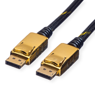 ROLINE GOLD DisplayPort Kabel, DP ST - ST, Retail Blister, 3 m-Beschreibung lesen