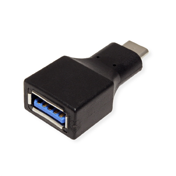 VALUE Adaptateur USB 3.2 Gen 1, USB type C - A, M/F, OTG, noir-Lire la description