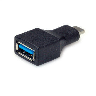 VALUE USB 3.2 Gen 1 Adapter, USB Typ C - A, ST/BU, OTG, schwarz-Beschreibung lesen