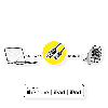 VALUE USB 2.0 Sync- & Ladekabel mit Lightning Connector, 0,15 m