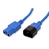 ROLINE Câble d'alimentation, IEC 320 C14 - C13, bleu, 1,8 m ROLINE Câble d'alimentation, IEC 320 C14 - C13, bleu, 1,8 m