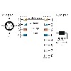 METZ CONNECT Verbindungsleitung M12 ST-RJ45 ST, 4-pol D-kodiert, gerade-gerade, Schleppkette, Torsion, 2 m