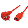 ROLINE Netzkabel, gerade IEC-Buchse, rot, 1,8 m ROLINE Netzkabel, gerade IEC-Buchse, rot, 1,8 m