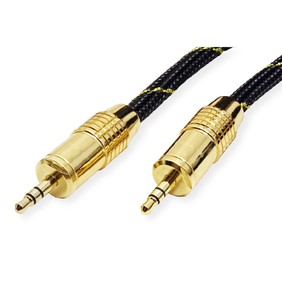 ROLINE GOLD 3,5mm Audio-Verbindungskabel ST/ST, 5 m-Beschreibung lesen