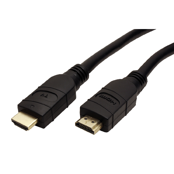 VALUE 4K UHD HDMI Kabel mit Repeater, 25 m-Beschreibung lesen