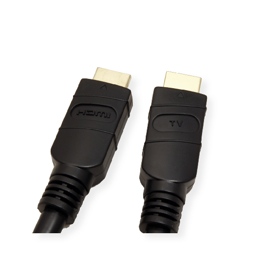 VALUE 4K UHD HDMI Kabel mit Repeater, 25 m-Beschreibung lesen