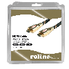 ROLINE GOLD HDMI Ultra HD Kabel mit Ethernet, ST/ST, Retail Blister, 3 m