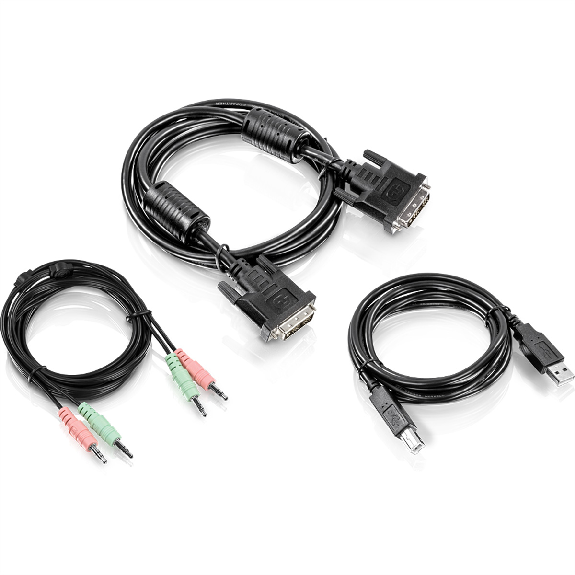 TRENDnet TK-CD06 Kit de câble KVM Audio, USB, DVI-I, 1,80m TRENDnet TK-CD06 Kit de câble KVM Audio, USB, DVI-I, 1,80m-Lire la description