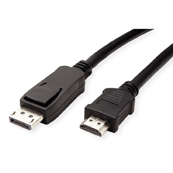 VALUE Câble DisplayPort DP - HDTV, M/M, noir, 2 m-Leer más
