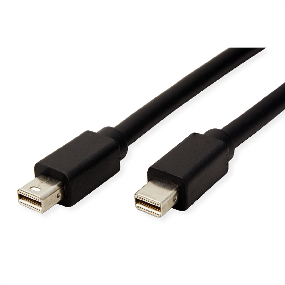 ROLINE DisplayPort Kabel, Mini DP ST - Mini DP ST, schwarz, 2 m-Beschreibung lesen