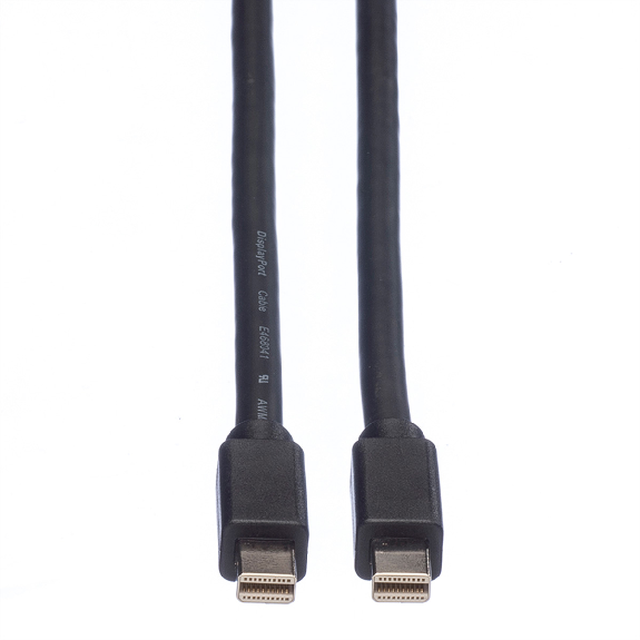 ROLINE DisplayPort Kabel, Mini DP ST - Mini DP ST, schwarz, 2 m-Beschreibung lesen