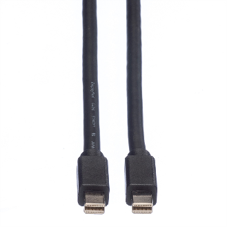 ROLINE DisplayPort Kabel, Mini DP ST - Mini DP ST, schwarz, 2 m-Beschreibung lesen