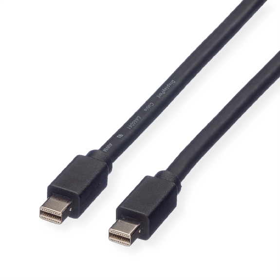 ROLINE DisplayPort Kabel, Mini DP ST - Mini DP ST, schwarz, 2 m-Beschreibung lesen