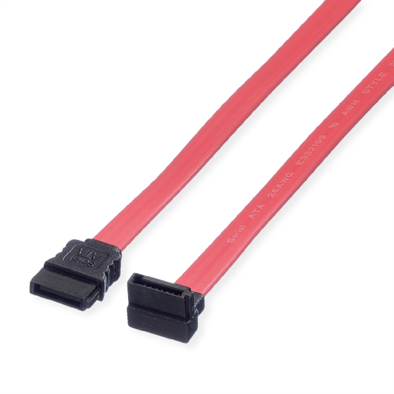 VALUE Câble interne SATA 3.0 Gbit/s pour disques durs, coudé, 0,5 m-Leggi tutto