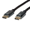 ROLINE Câble DisplayPort v1.4, DP M - DP M, noir / argent, 2 m