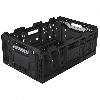 Bac pliable noir 600x400x208 mm 42 L Multiroir